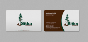 Business Card Design by INDIAN_Ashok for Wine Club - Sitka Exploration Ltd. | Design: #20351420