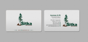 Business Card Design by INDIAN_Ashok for Wine Club - Sitka Exploration Ltd. | Design: #20351425