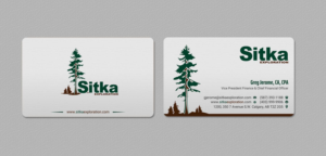 Business Card Design by INDIAN_Ashok for Wine Club - Sitka Exploration Ltd. | Design: #20351427