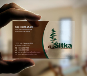 Business Card Design by INDIAN_Ashok for Wine Club - Sitka Exploration Ltd. | Design: #20351429