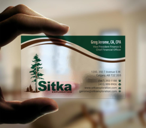 Business Card Design by INDIAN_Ashok for Wine Club - Sitka Exploration Ltd. | Design: #20351433