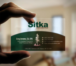 Business Card Design by INDIAN_Ashok for Wine Club - Sitka Exploration Ltd. | Design: #20351439