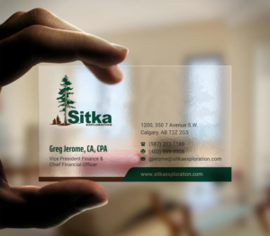Business Card Design by INDIAN_Ashok for Wine Club - Sitka Exploration Ltd. | Design: #20351444
