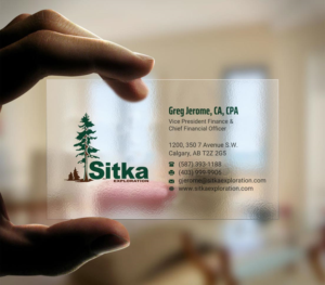 Business Card Design by INDIAN_Ashok for Wine Club - Sitka Exploration Ltd. | Design: #20351446