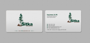 Business Card Design by INDIAN_Ashok for Wine Club - Sitka Exploration Ltd. | Design: #20351453