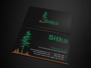 Design de Carte de Visite par INDIAN_Ashok pour Wine Club - Sitka Exploration Ltd. | Design : #20351681