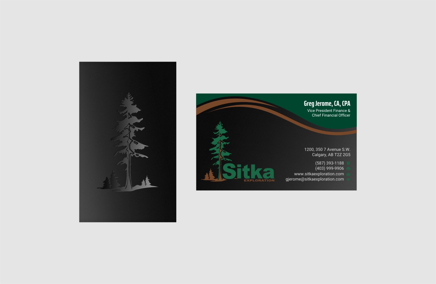 Design de Carte de Visite par INDIAN_Ashok pour Wine Club - Sitka Exploration Ltd. | Design #20351839