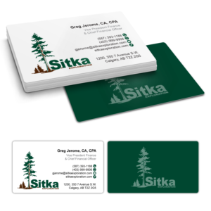 Business Card Design by adiazudin for Wine Club - Sitka Exploration Ltd. | Design: #20351896