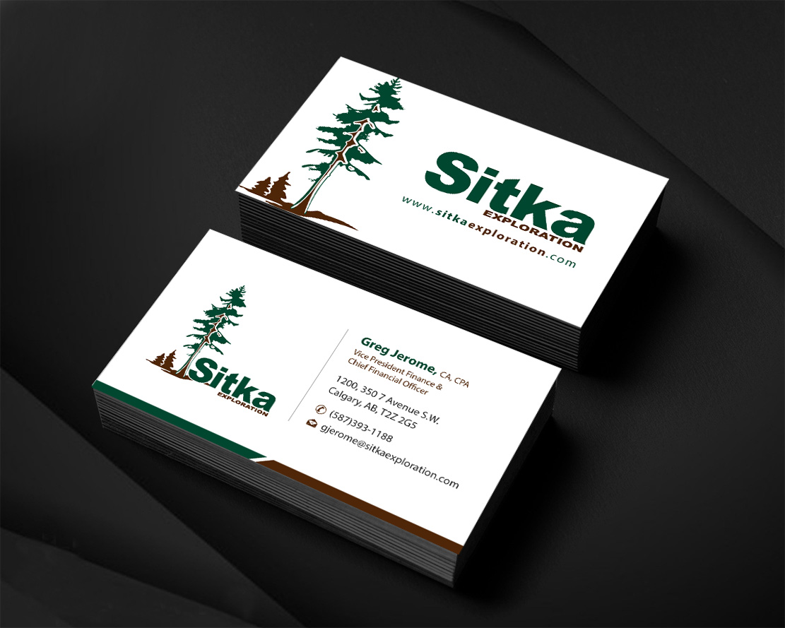 Visitenkarten-Design von Infinitive Technology für Wine Club - Sitka Exploration Ltd. | Design #20348135