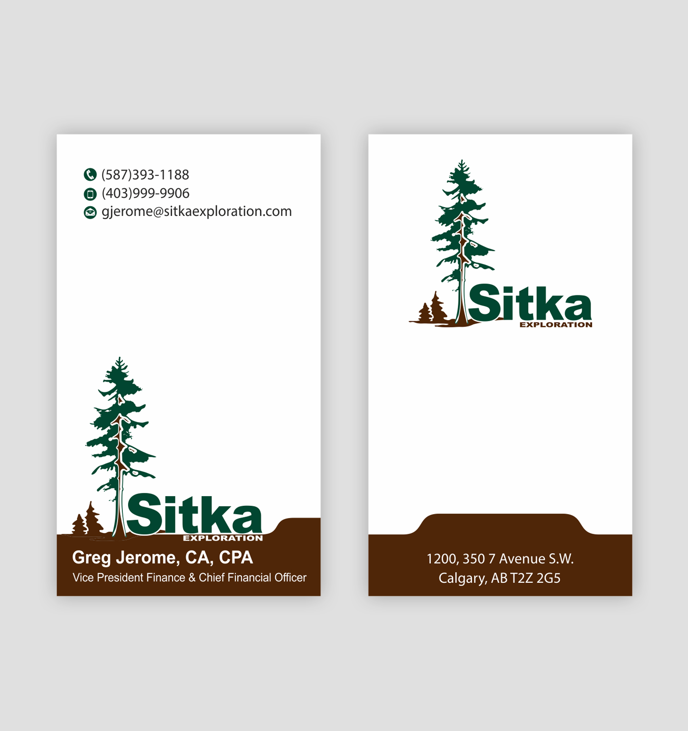 Design de Carte de Visite par Infinitive Technology pour Wine Club - Sitka Exploration Ltd. | Design #20348527
