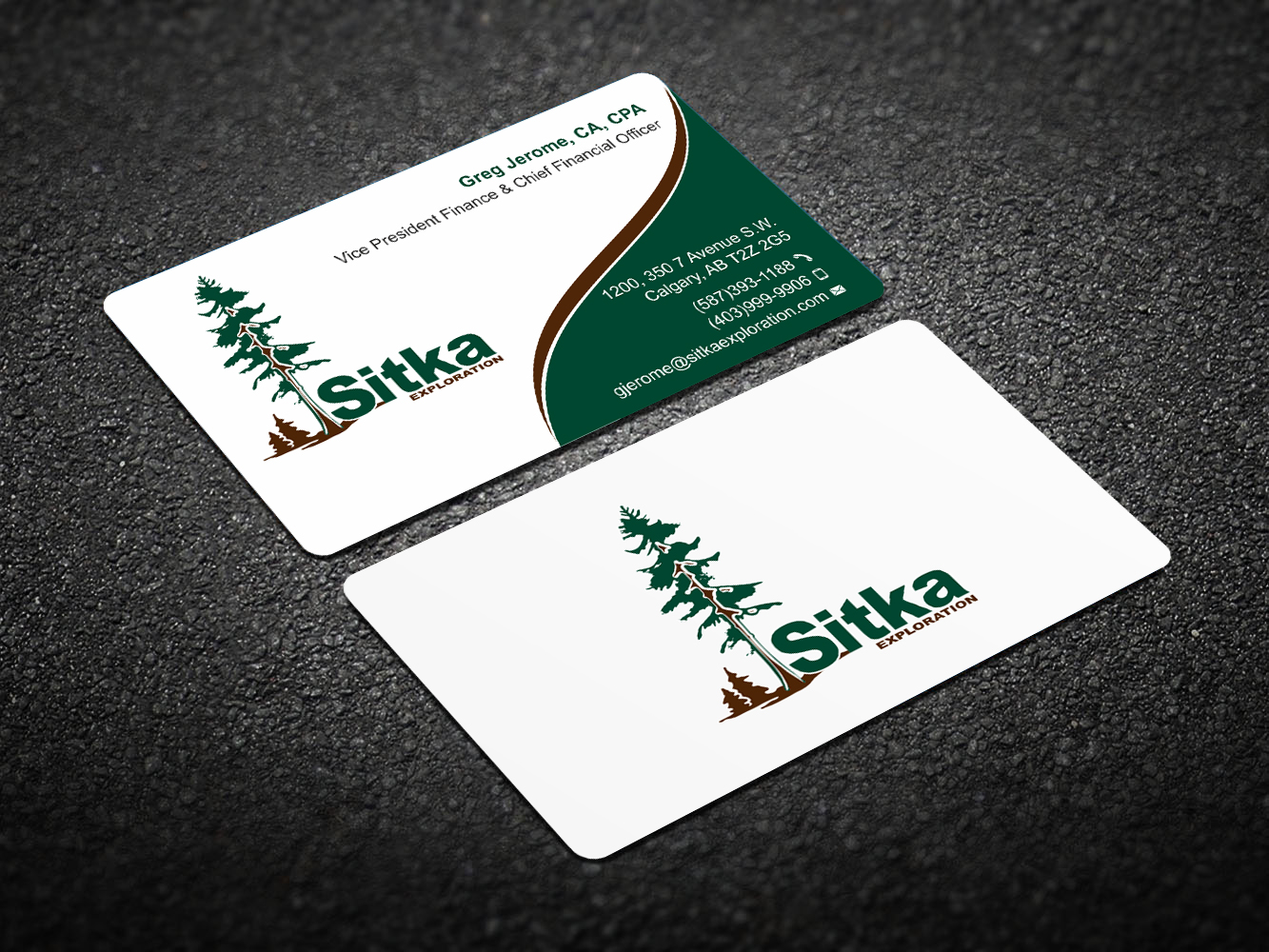 Visitenkarten-Design von Infinitive Technology für Wine Club - Sitka Exploration Ltd. | Design #20348643