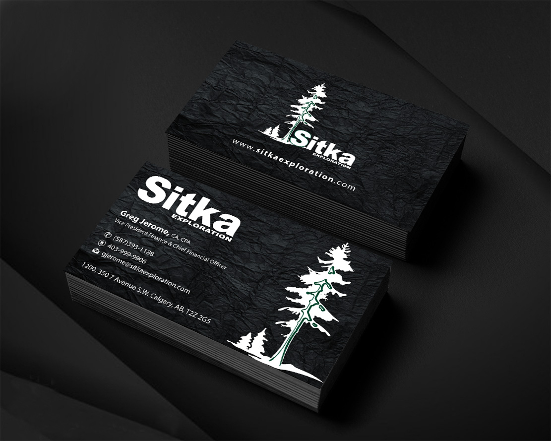 Visitenkarten-Design von Infinitive Technology für Wine Club - Sitka Exploration Ltd. | Design #20348904