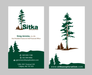 Design de Carte de Visite par Infinitive Technology pour Wine Club - Sitka Exploration Ltd. | Design : #20348980
