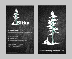Design de Carte de Visite par Infinitive Technology pour Wine Club - Sitka Exploration Ltd. | Design : #20348981
