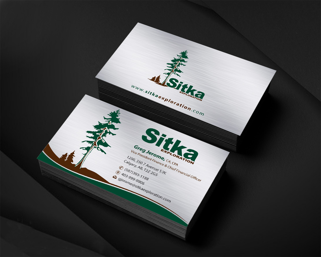 Visitenkarten-Design von Infinitive Technology für Wine Club - Sitka Exploration Ltd. | Design #20349074