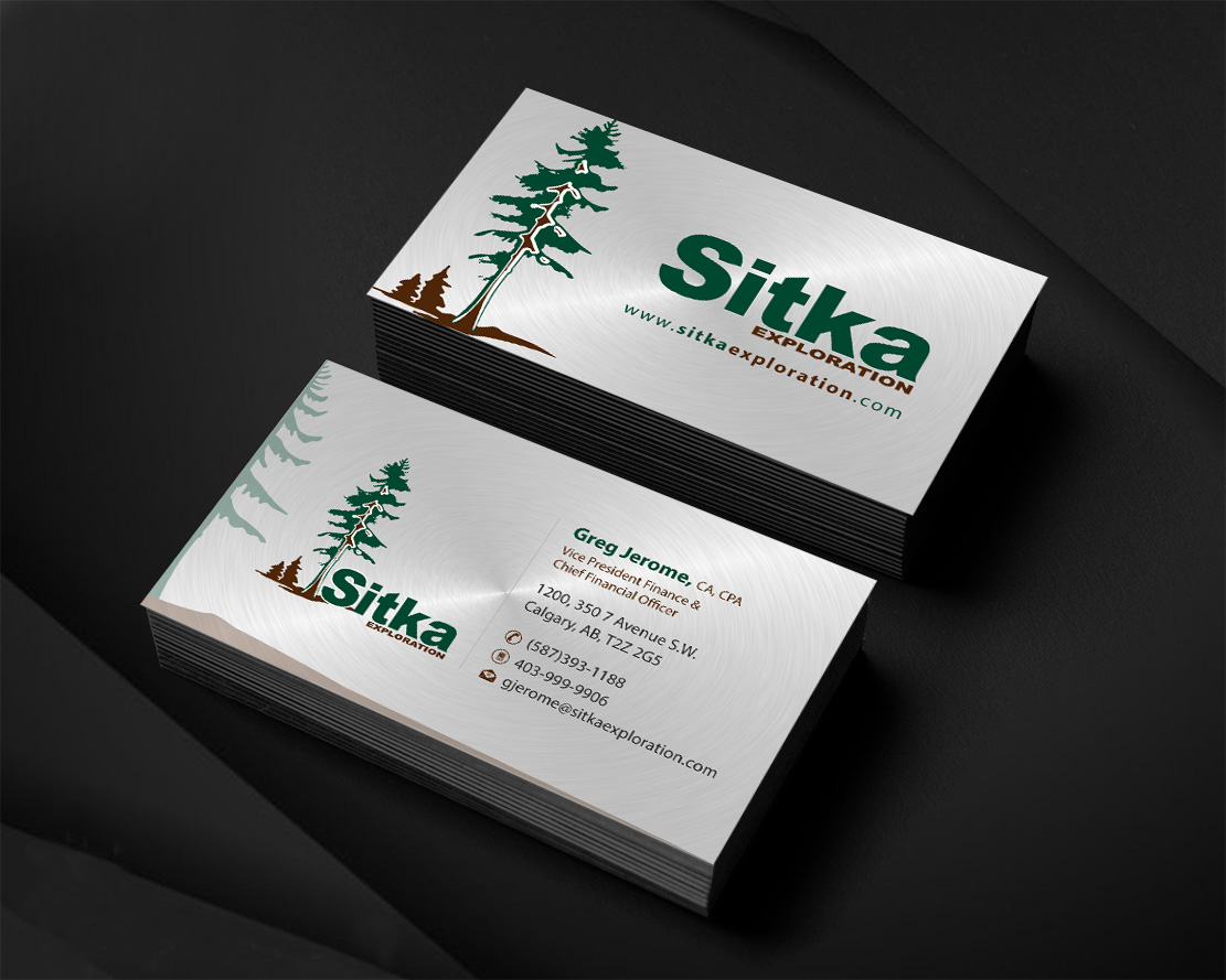 Visitenkarten-Design von Infinitive Technology für Wine Club - Sitka Exploration Ltd. | Design #20349075