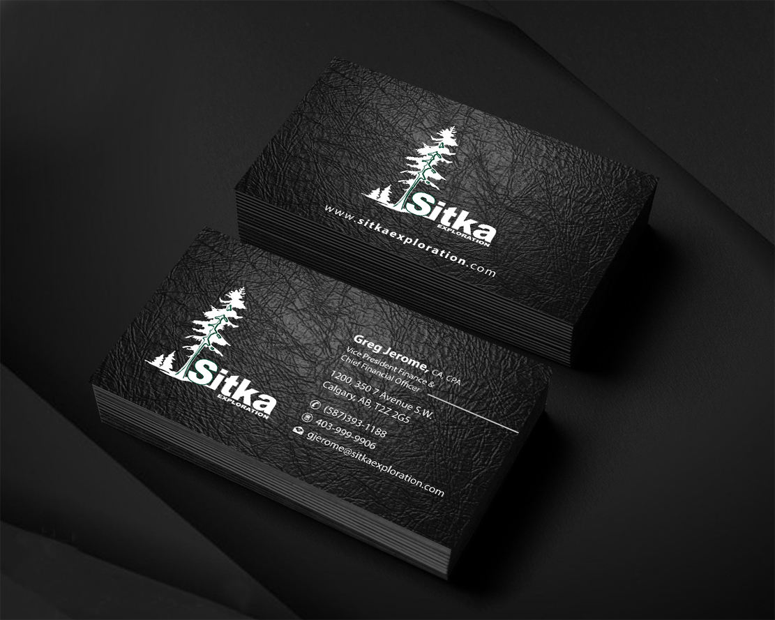 Visitenkarten-Design von Infinitive Technology für Wine Club - Sitka Exploration Ltd. | Design #20350411