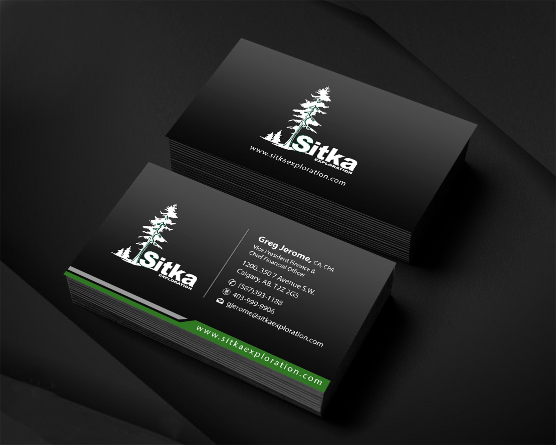 Visitenkarten-Design von Infinitive Technology für Wine Club - Sitka Exploration Ltd. | Design #20356793