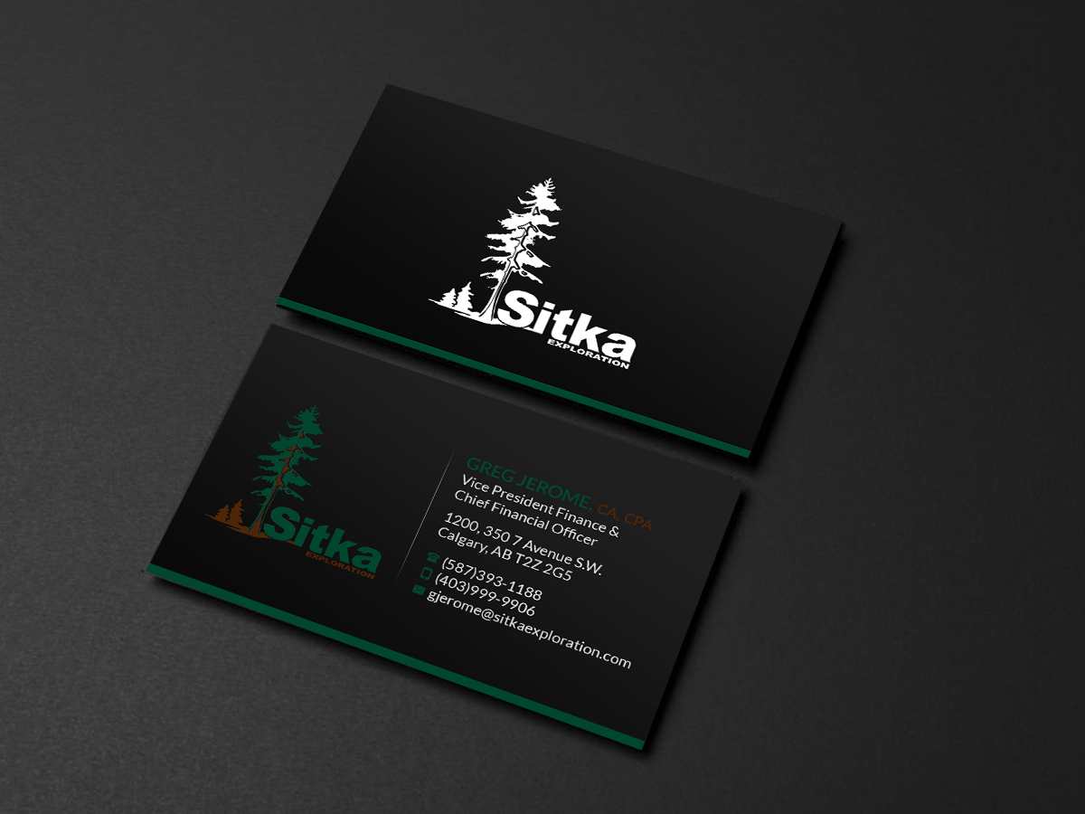 Visitenkarten-Design von Creations Box 2015 für Wine Club - Sitka Exploration Ltd. | Design #20359128