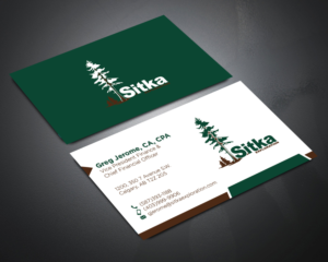 Business Card Design by LAXMI DESIGNHUB for Wine Club - Sitka Exploration Ltd. | Design: #20352490