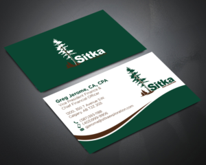 Business Card Design by LAXMI DESIGNHUB for Wine Club - Sitka Exploration Ltd. | Design: #20352491