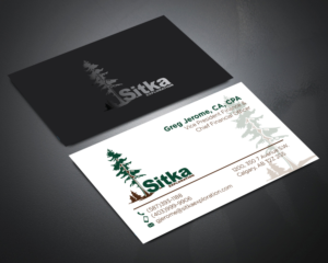 Business Card Design by LAXMI DESIGNHUB for Wine Club - Sitka Exploration Ltd. | Design: #20352492