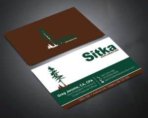 Business Card Design by LAXMI DESIGNHUB for Wine Club - Sitka Exploration Ltd. | Design: #20352498