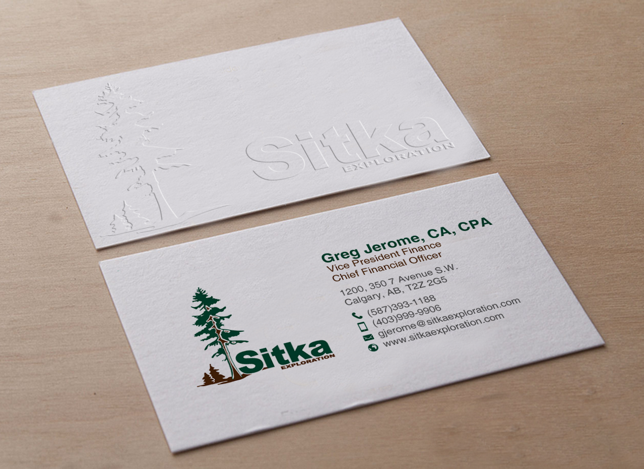 Design de Carte de Visite par chandrayaan.creative pour Wine Club - Sitka Exploration Ltd. | Design #20348508