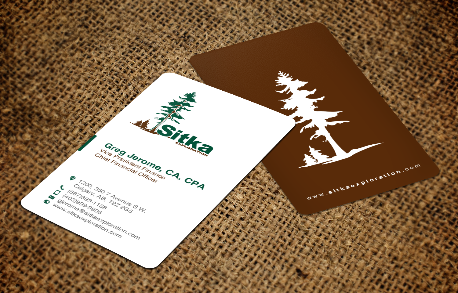Design de Carte de Visite par chandrayaan.creative pour Wine Club - Sitka Exploration Ltd. | Design #20348511