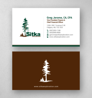 Design de Carte de Visite par chandrayaan.creative pour Wine Club - Sitka Exploration Ltd. | Design : #20348515