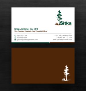 Design de Carte de Visite par chandrayaan.creative pour Wine Club - Sitka Exploration Ltd. | Design : #20348522