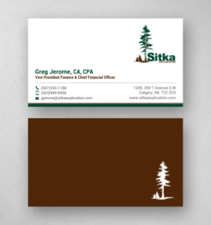 Design de Carte de Visite par chandrayaan.creative pour Wine Club - Sitka Exploration Ltd. | Design : #20348524