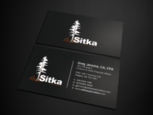 Business Card Design by Tripti Ranjan Gain for Wine Club - Sitka Exploration Ltd. | Design: #20348666