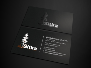 Business Card Design by Tripti Ranjan Gain for Wine Club - Sitka Exploration Ltd. | Design: #20348667