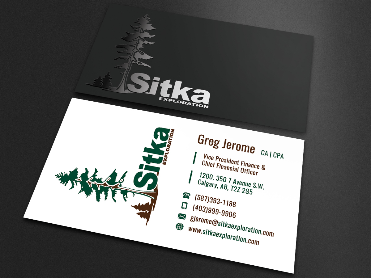 Design de Carte de Visite par Moumita_ pour Wine Club - Sitka Exploration Ltd. | Design #20382594