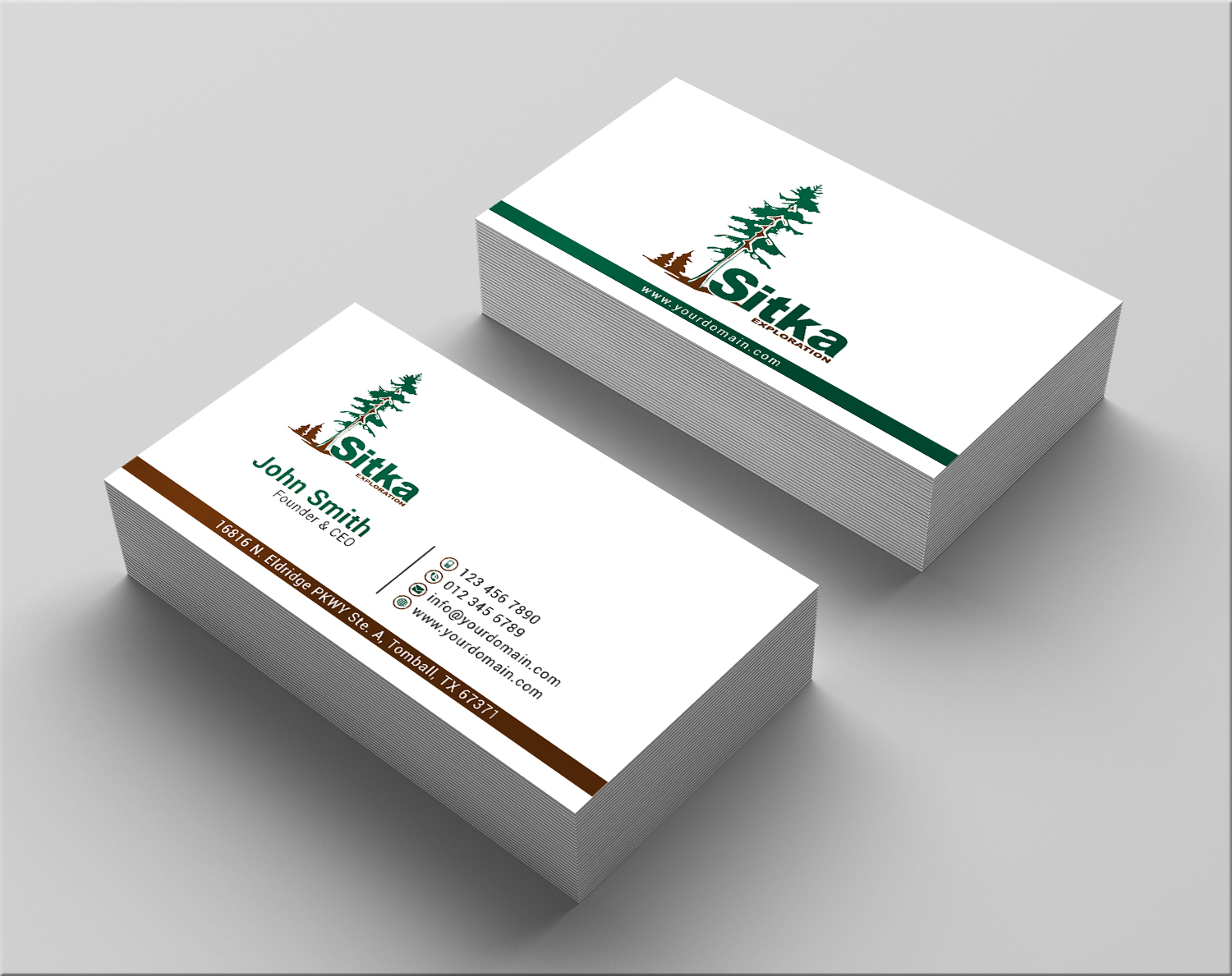 Visitenkarten-Design von Bold Pixels für Wine Club - Sitka Exploration Ltd. | Design #20353661