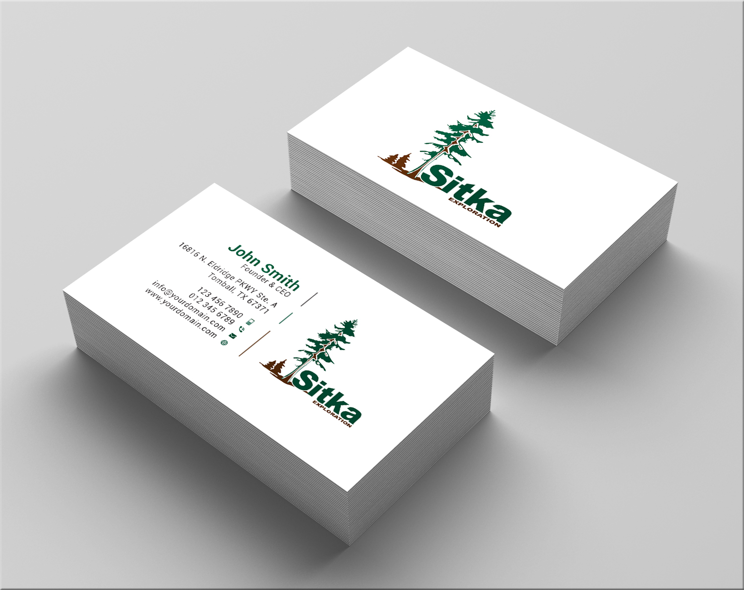 Visitenkarten-Design von Bold Pixels für Wine Club - Sitka Exploration Ltd. | Design #20353826