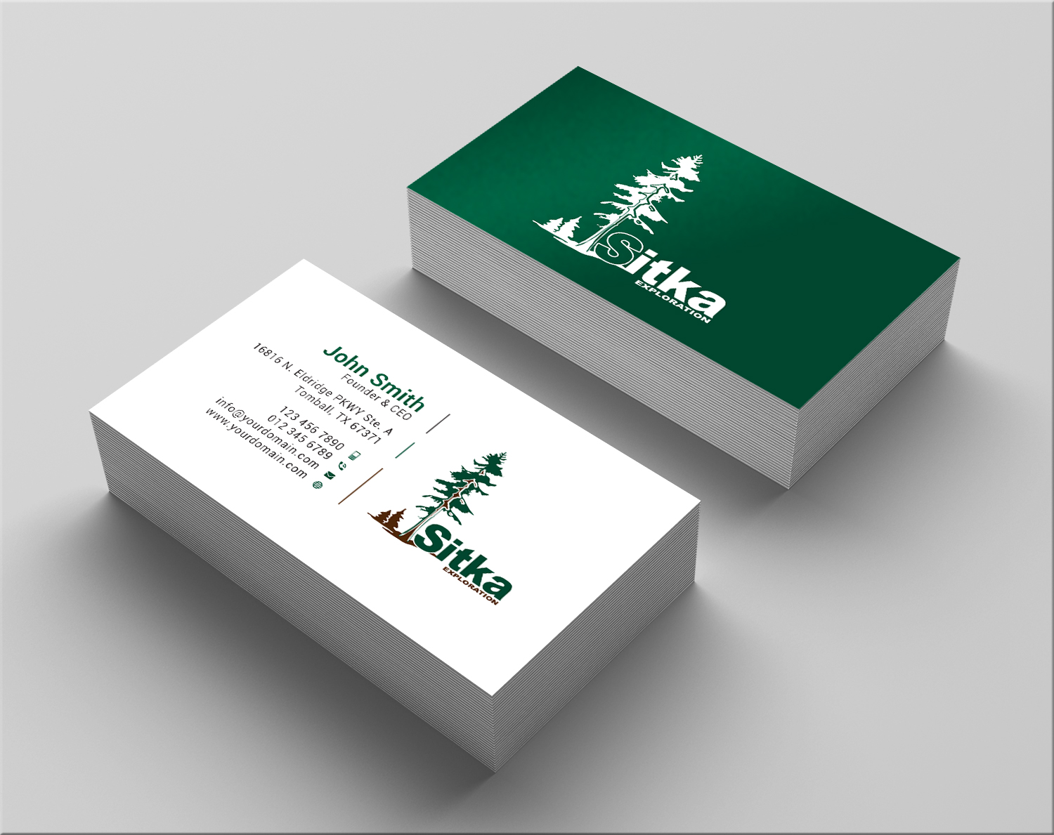 Design de Carte de Visite par Bold Pixels pour Wine Club - Sitka Exploration Ltd. | Design #20353827