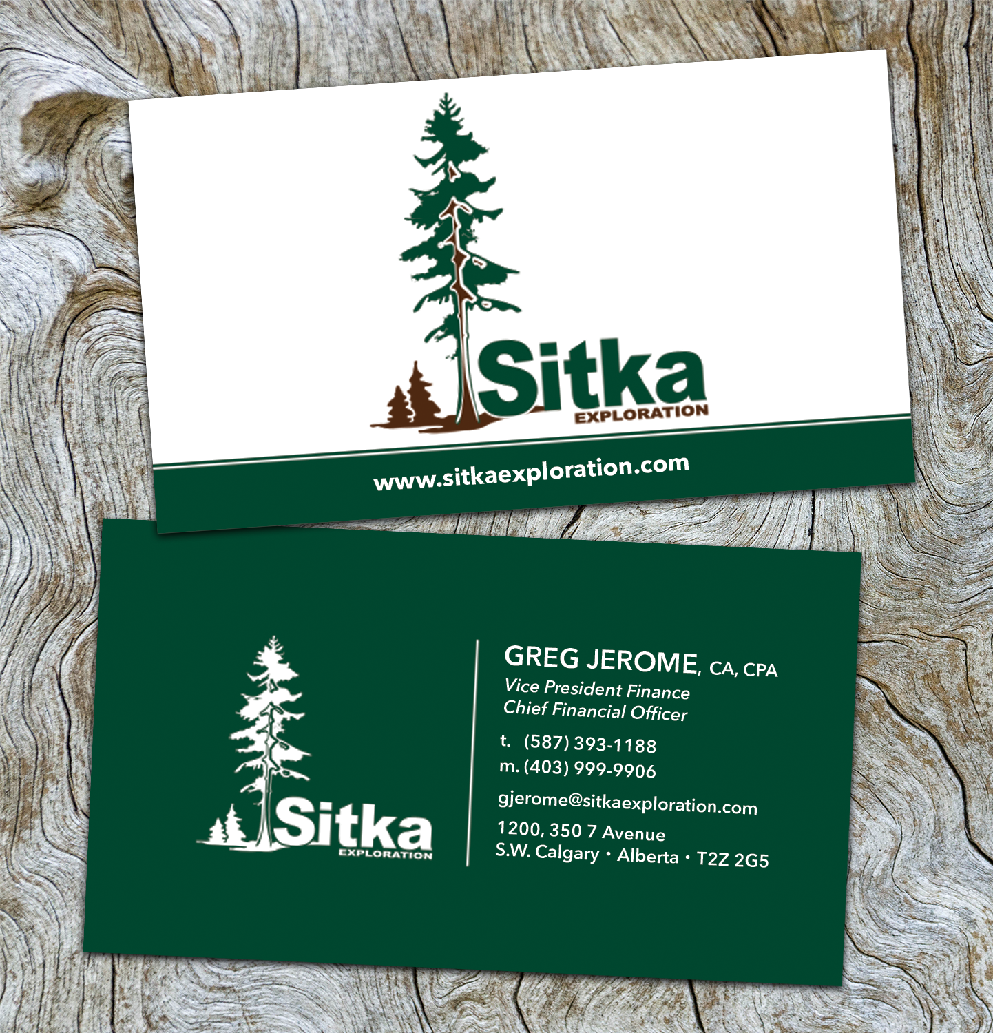 Visitenkarten-Design von AliceForsyth für Wine Club - Sitka Exploration Ltd. | Design #20355141