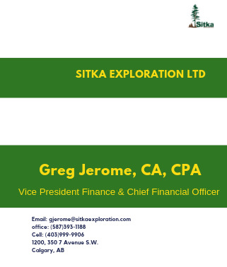 Business Card Design by Mona364 for Wine Club - Sitka Exploration Ltd. | Design #20350814