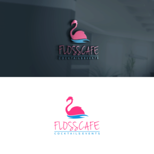 FLOSS Cafe Cocktails Events | Logo Design by tejo