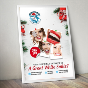 Poster Design by creative.bugs for Great White Smiles  | Design: #20399258