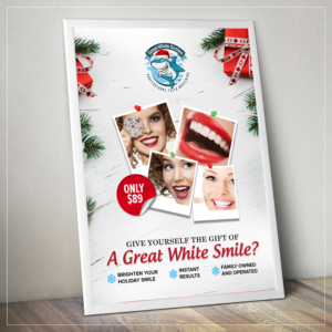 Poster Design by creative.bugs for Great White Smiles  | Design: #20399259