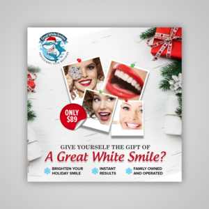 Poster Design by creative.bugs for Great White Smiles  | Design: #20399260