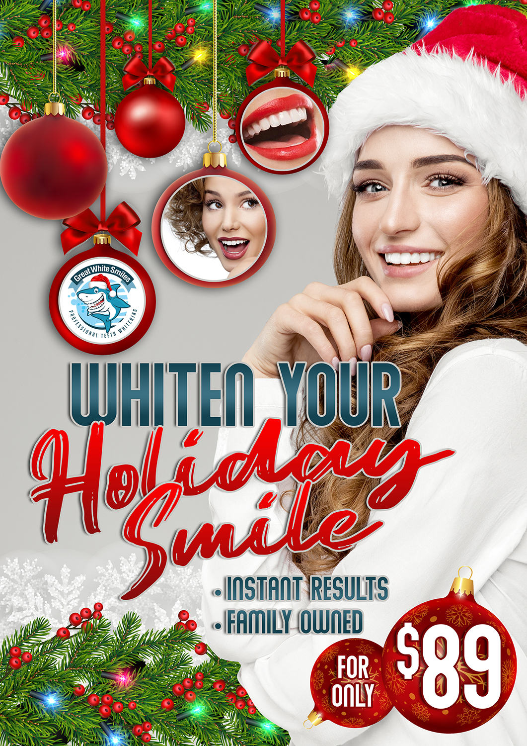 Poster Design by EA5Designs for Great White Smiles  | Design #20376783
