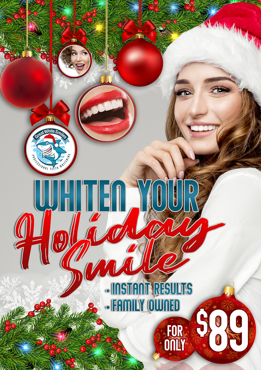 Poster Design by EA5Designs for Great White Smiles  | Design #20394980