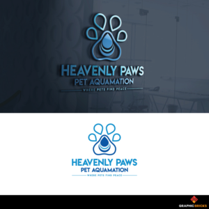 Heavenly Paws Pet Aquamation Where Pets Find Peace | Logo Design by Graphic Bricks