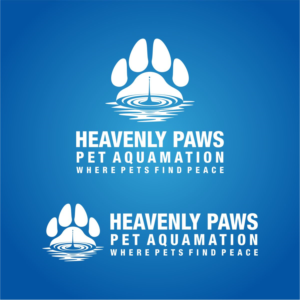 Heavenly Paws Pet Aquamation Where Pets Find Peace | Logo Design by DesignLima