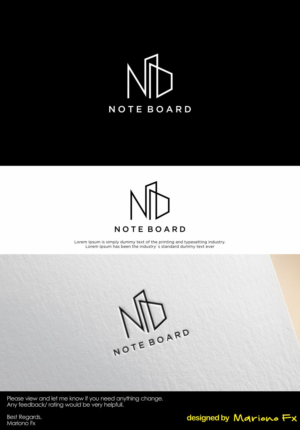 Note Board | Logo Design by Mariono Fx