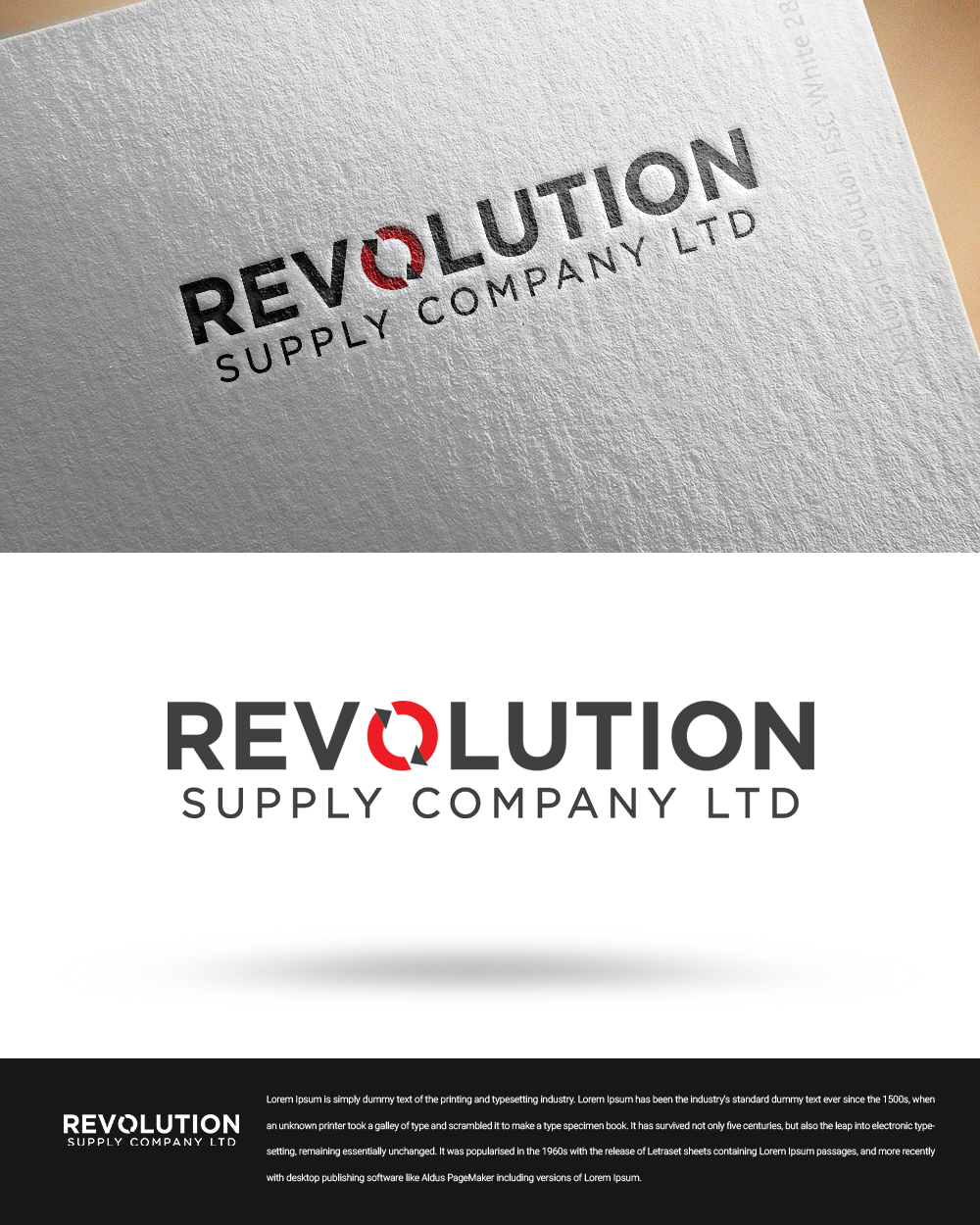 Logo Design by zingodesigns258 for Revolution Supply Co | Design #20369689